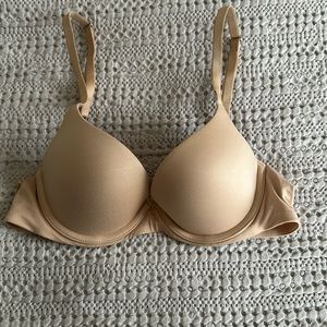 Aerie Nude Padded Push-up Bra 34A